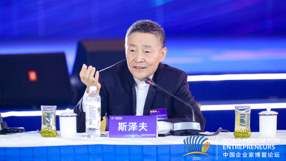 哈爾濱電氣集團(tuán)有限公司董事長(zhǎng)斯?jié)煞颍褐袊?guó)企業(yè)家要做全球經(jīng)濟(jì)的開拓者