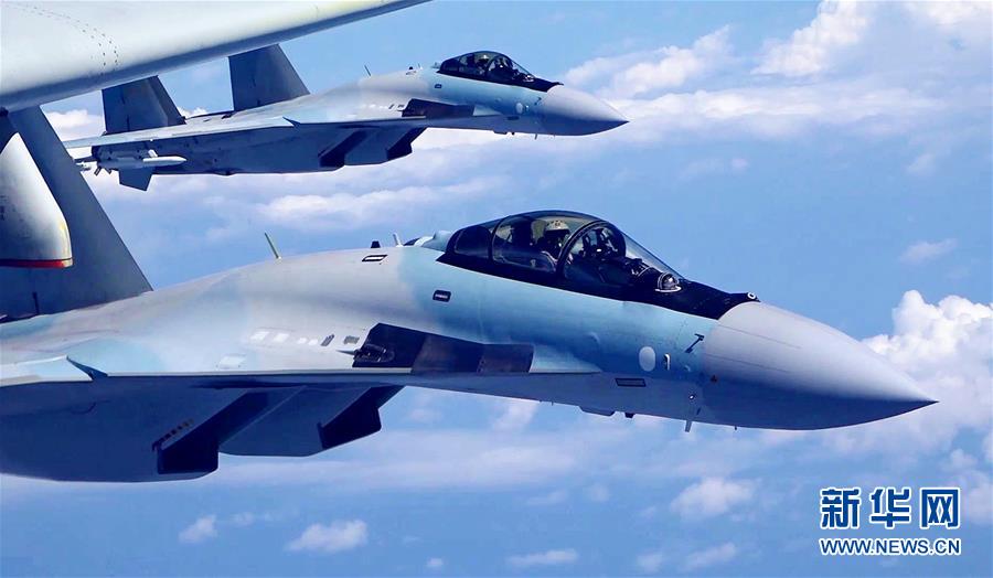 （圖文互動）（2）空軍發(fā)布宣傳片展現(xiàn)殲-20、蘇-35、轟-6K海上新航跡