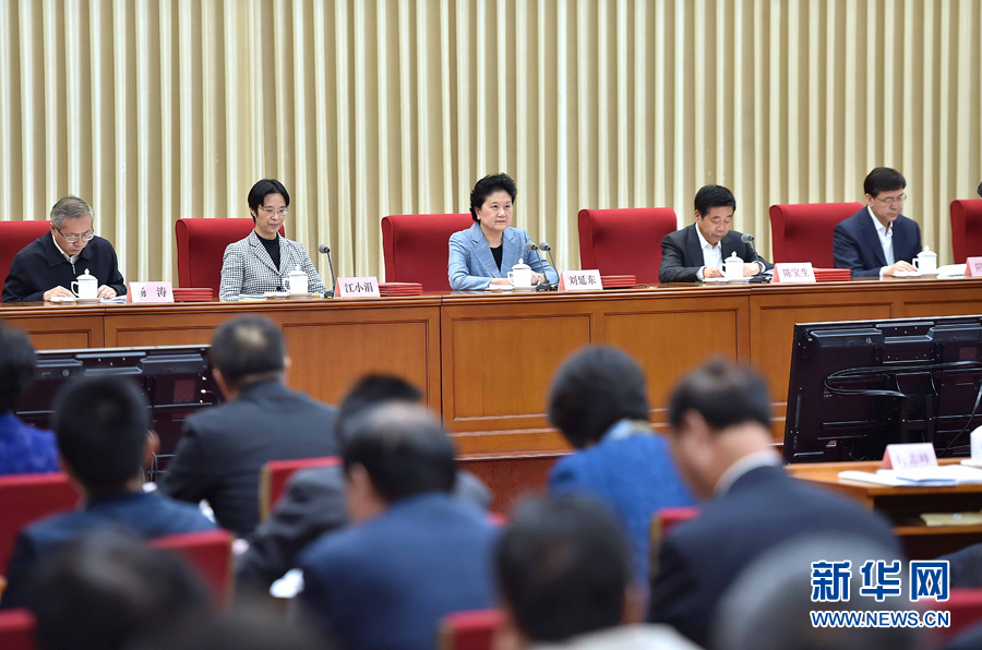 10月20日，中共中央政治局委員、國(guó)務(wù)院副總理、國(guó)務(wù)院督導(dǎo)委員會(huì)主任劉延?xùn)|在北京出席深化教育督導(dǎo)改革暨第十屆國(guó)家督學(xué)聘任工作會(huì)議并講話。新華社記者 李濤 攝