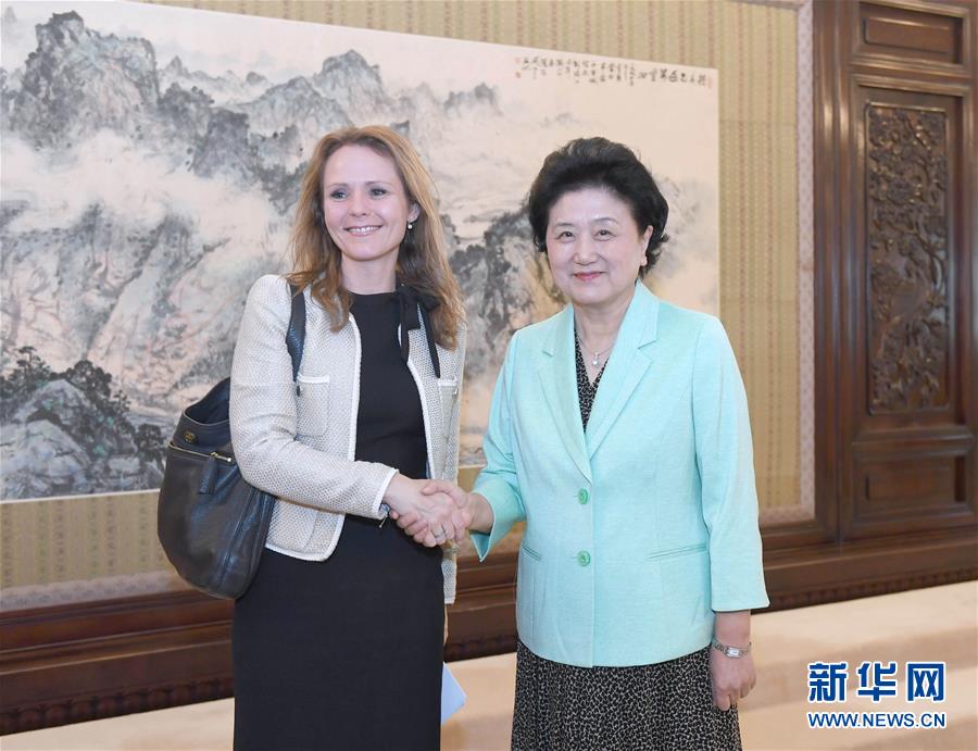 （XHDW）劉延?xùn)|會見世界反興奮劑機構(gòu)副主席、挪威文化大臣琳達·海勒蘭