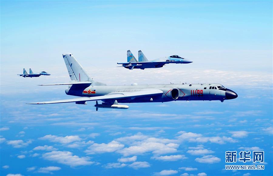 （圖文互動(dòng)）（1）空軍發(fā)布宣傳片展現(xiàn)殲-20、蘇-35、轟-6K海上新航跡