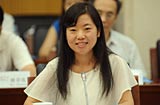 共產(chǎn)黨員微信、易信受眾代表喬薇發(fā)言