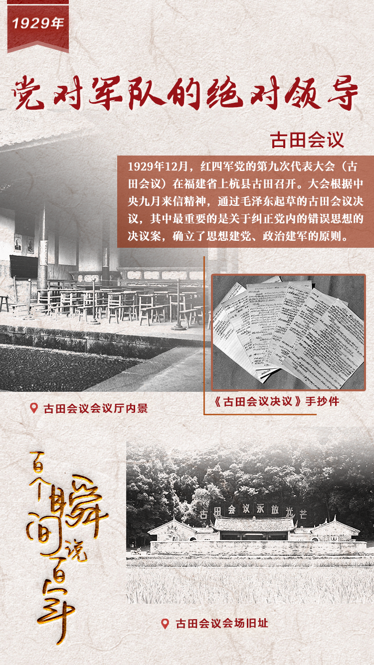 1929，黨對軍隊(duì)的絕對領(lǐng)導(dǎo)