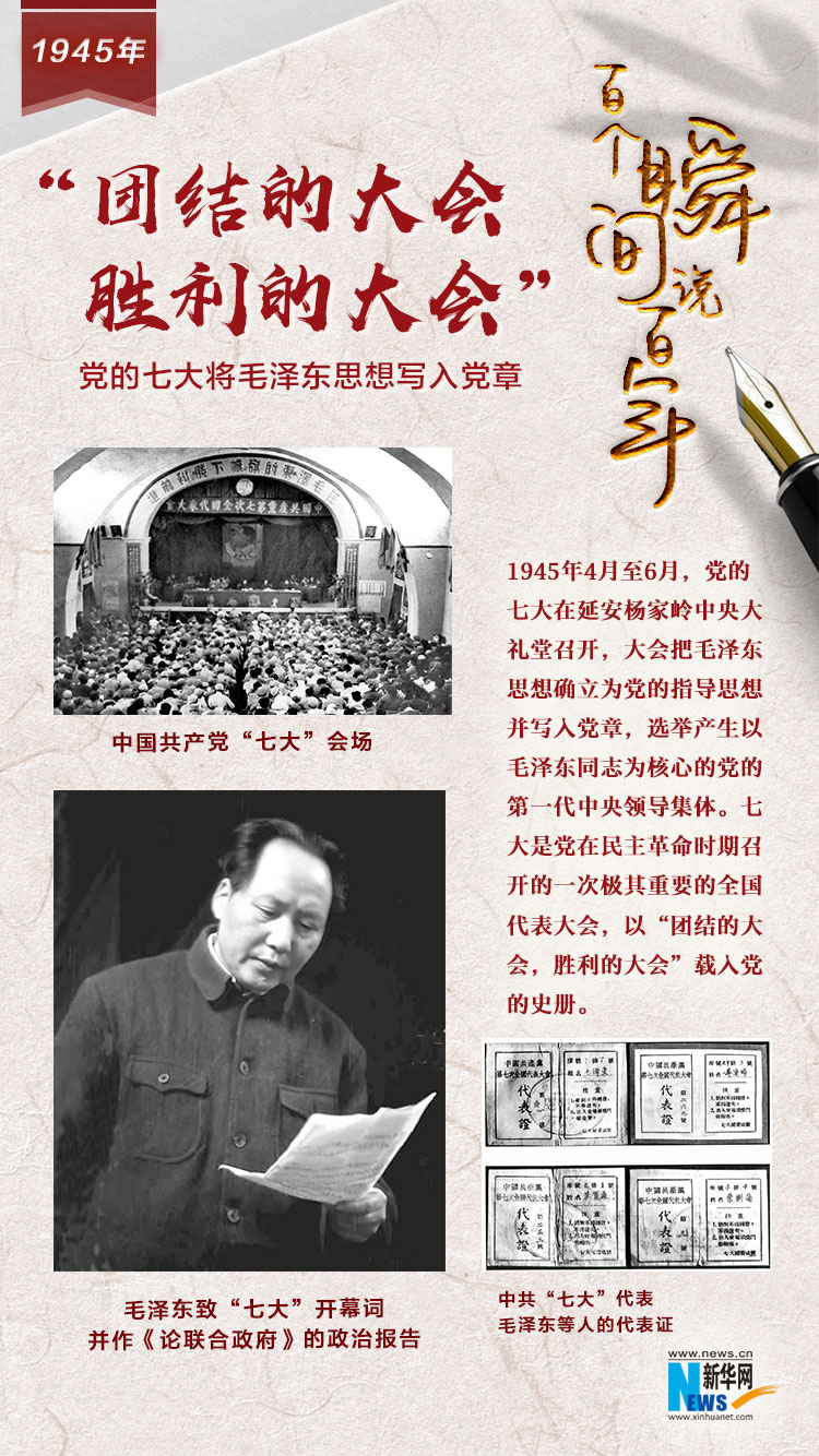 1945，“團(tuán)結(jié)的大會，勝利的大會”