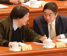 馮鞏、馮驥才出席政協(xié)全體會(huì)議