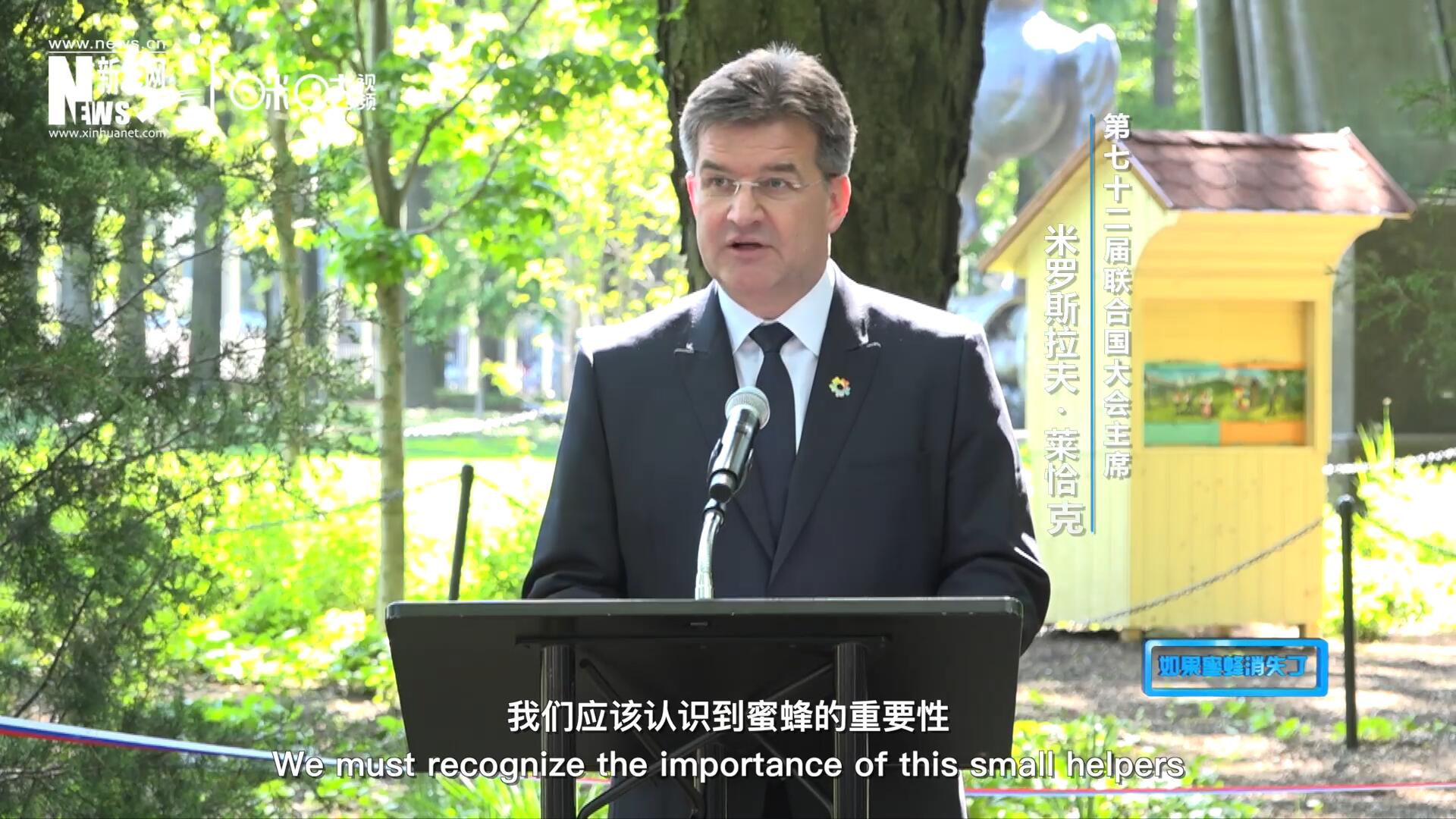我們應(yīng)該認(rèn)識(shí)到蜜蜂的重要性，所以我們用“世界蜜蜂日”提高大家保護(hù)蜜蜂的意識(shí)，并且用實(shí)際行動(dòng)去保護(hù)蜜蜂