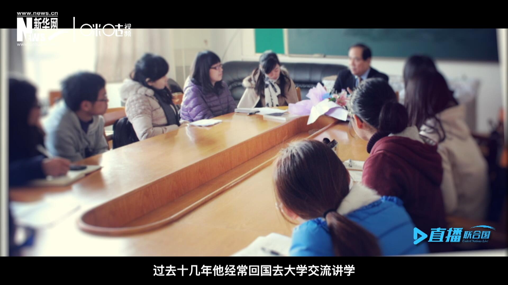 過去十幾年陳峰經(jīng)?；貒ゴ髮W交流講學，給年輕人分享他學習、工作和生活的故事。