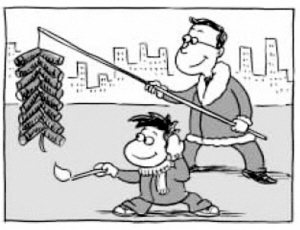 春節(jié)若遇霧霾，煙花怎么放？