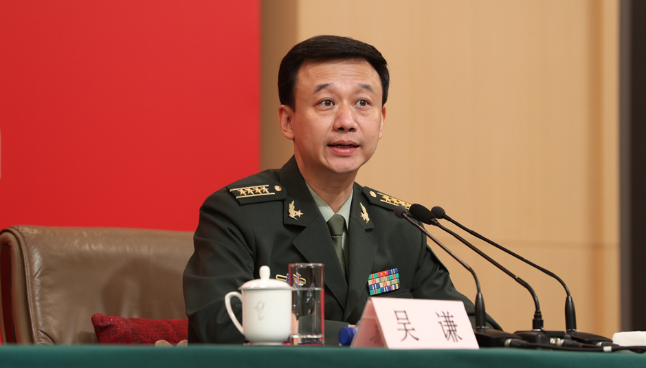 國(guó)防部新聞局局長(zhǎng)、國(guó)防部新聞發(fā)言人吳謙大校介紹相關(guān)情況