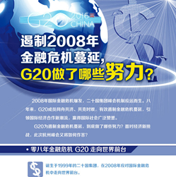 【G20系列圖解】遏制2008年金融危機蔓延 G20做了哪些努力？