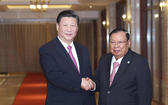 習(xí)近平再次會(huì)見老撾人民革命黨中央委員會(huì)總書記、國(guó)家主席本揚(yáng)