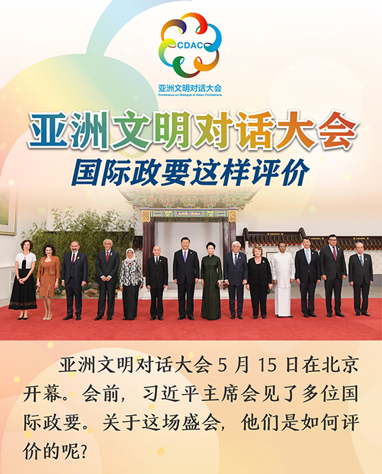 亞洲文明對話大會，國際政要這樣評價