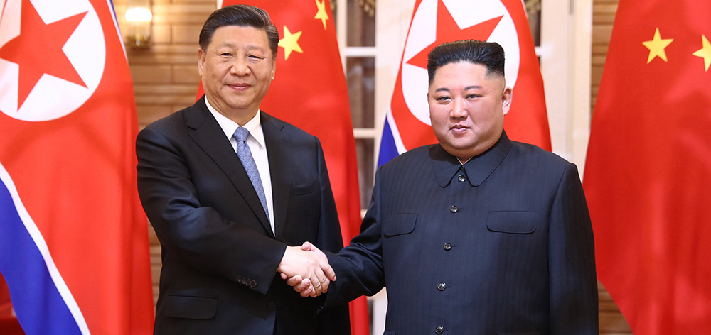 習(xí)近平同朝鮮勞動(dòng)黨委員長、國務(wù)委員會(huì)委員長金正恩舉行會(huì)談