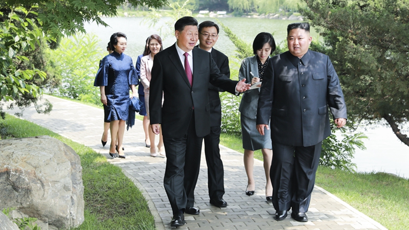 習(xí)近平會見朝鮮勞動黨委員長、國務(wù)委員會委員長金正恩